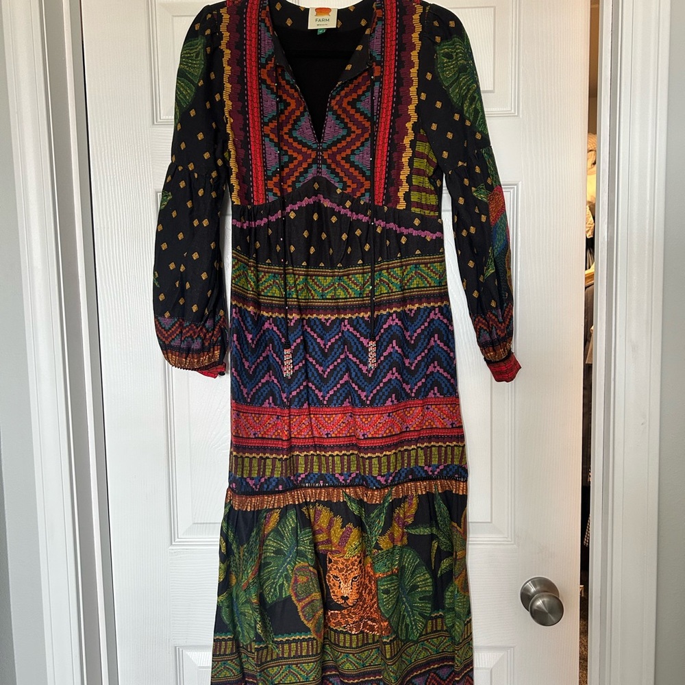 Multicolor FARM Rio Maxi Dress - Picture 4 of 8